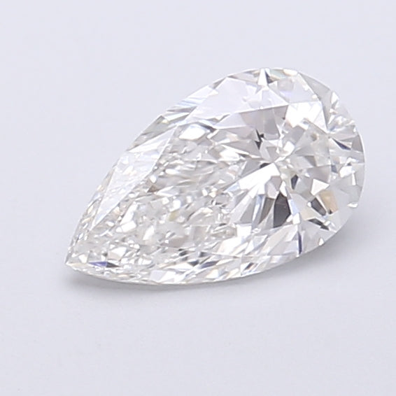 0.75 Carat Pear Shaped, Very Good Cut, F Color, VVS2 Clarity, IGI Certified Lab Grown Diamond