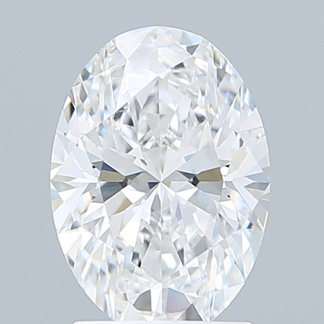 2.05 Carat Oval Shaped, Ideal Cut, D Color, VVS2 Clarity, IGI Certified Lab Grown Diamond