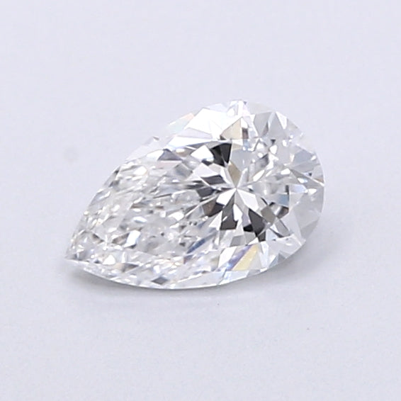 0.42 Carat Pear Shaped, Very Good Cut, D Color, VVS2 Clarity, IGI Certified Lab Grown Diamond