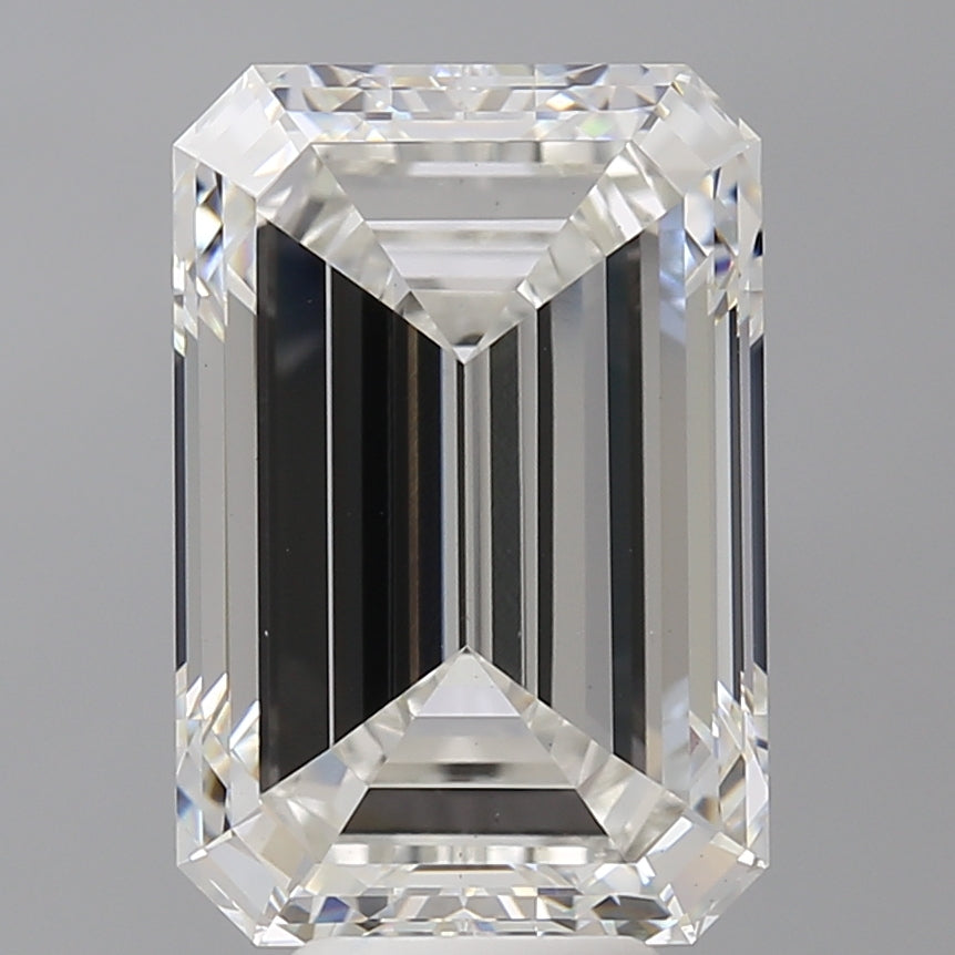 8.50 Carat Emerald Shaped, Excellent Cut, F Color, VS1 Clarity, IGI Certified Lab Grown Diamond
