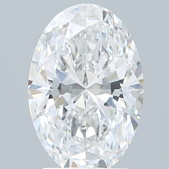 2.60 Carat Oval Shaped, Ideal Cut, D Color, VVS2 Clarity, IGI Certified Lab Grown Diamond