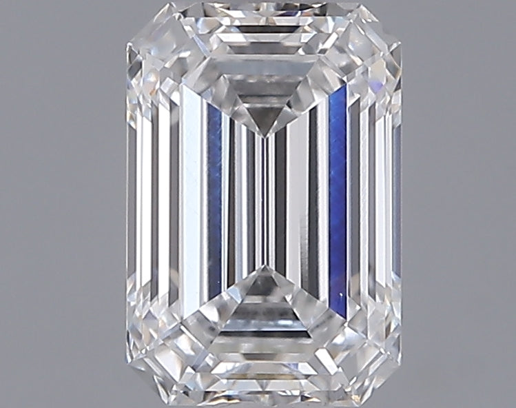 1.51 Carat Emerald Shaped, Ideal Cut, D Color, VVS1 Clarity, IGI Certified Lab Grown Diamond