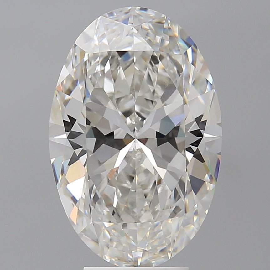 5.58 Carat Oval Shaped, Ideal Cut, F Color, VVS2 Clarity, IGI Certified Lab Grown Diamond