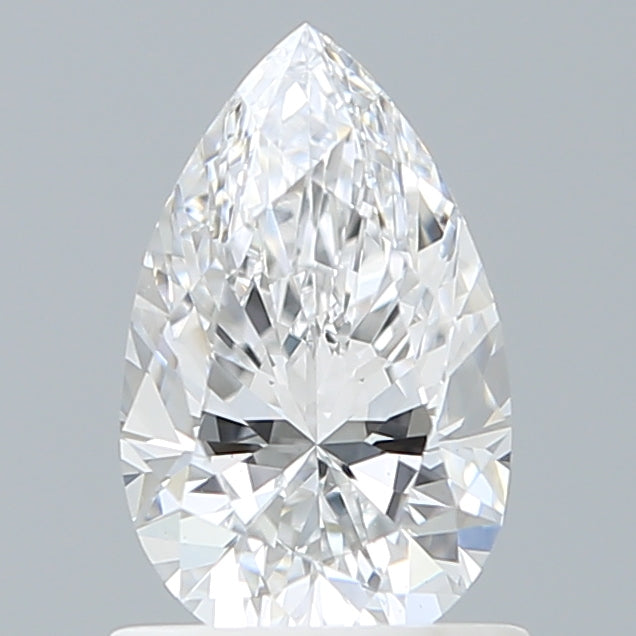 1.05 Carat Pear Shaped, Excellent Cut, D Color, VS1 Clarity, IGI Certified Lab Grown Diamond