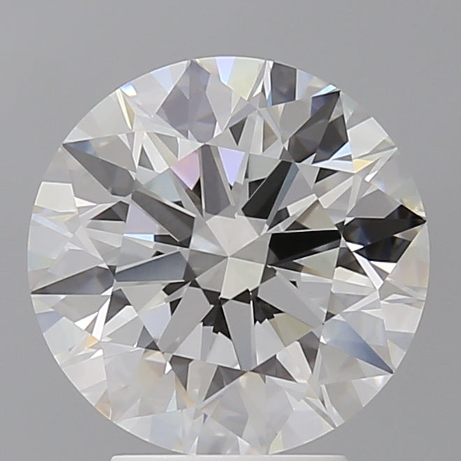 4.03 Carat Round Shaped, Ideal Cut, E Color, VVS2 Clarity, IGI Certified Lab Grown Diamond