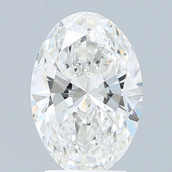 3.00 Carat Oval Shaped, Excellent Cut, F Color, VVS2 Clarity, IGI Certified Lab Grown Diamond