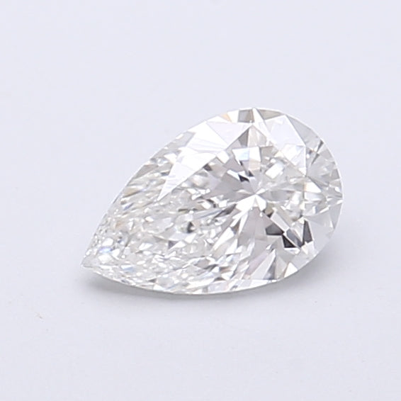 0.52 Carat Pear Shaped, Very Good Cut, E Color, VVS2 Clarity, IGI Certified Lab Grown Diamond