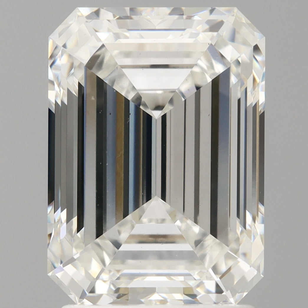 2.56 Carat Emerald Shaped, Ideal Cut, E Color, VS1 Clarity, IGI Certified Lab Grown Diamond