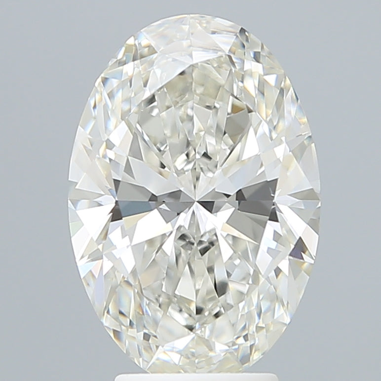 4.26 Carat Oval Shaped, Ideal Cut, G Color, VVS2 Clarity, IGI Certified Lab Grown Diamond