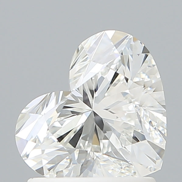 1.30 Carat Heart Shaped, Ideal Cut, E Color, VS1 Clarity, IGI Certified Lab Grown Diamond