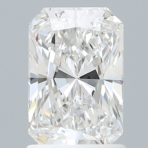 1.52 Carat Radiant Shaped, Excellent Cut, E Color, VVS2 Clarity, IGI Certified Lab Grown Diamond