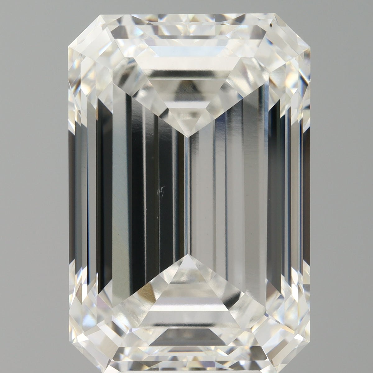 10.05 Carat Emerald Shaped, Ideal Cut, F Color, VVS2 Clarity, IGI Certified Lab Grown Diamond