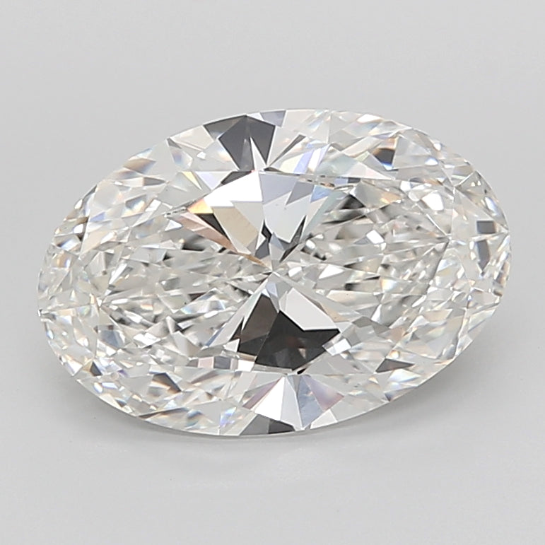 7.04 Carat Oval Shaped, Excellent Cut, F Color, VS1 Clarity, IGI Certified Lab Grown Diamond