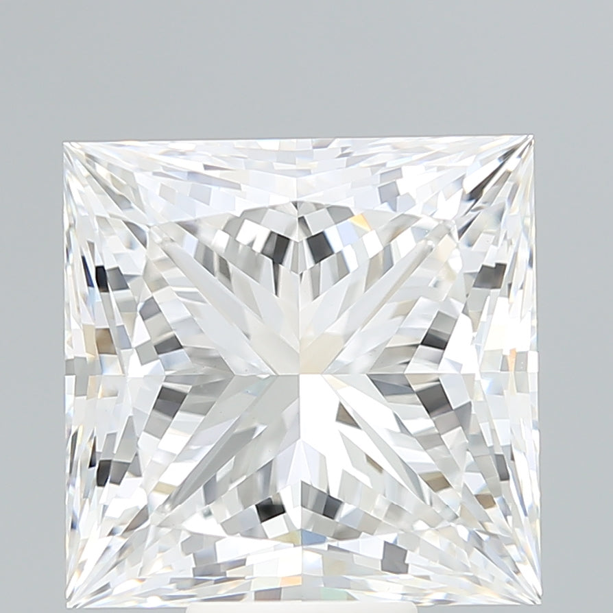 11.37 Carat Princess Shaped, Ideal Cut, F Color, VVS2 Clarity, IGI Certified Lab Grown Diamond
