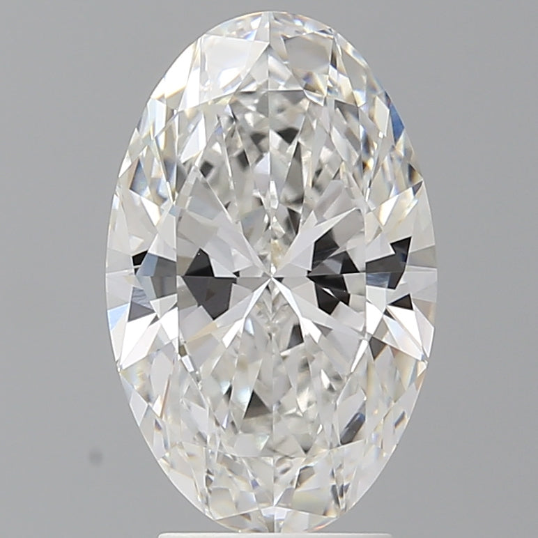 3.60 Carat Oval Shaped, Ideal Cut, E Color, VVS2 Clarity, IGI Certified Lab Grown Diamond