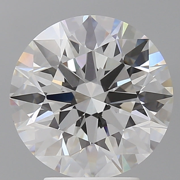 4.01 Carat Round Shaped, Ideal Cut, E Color, VVS2 Clarity, IGI Certified Lab Grown Diamond