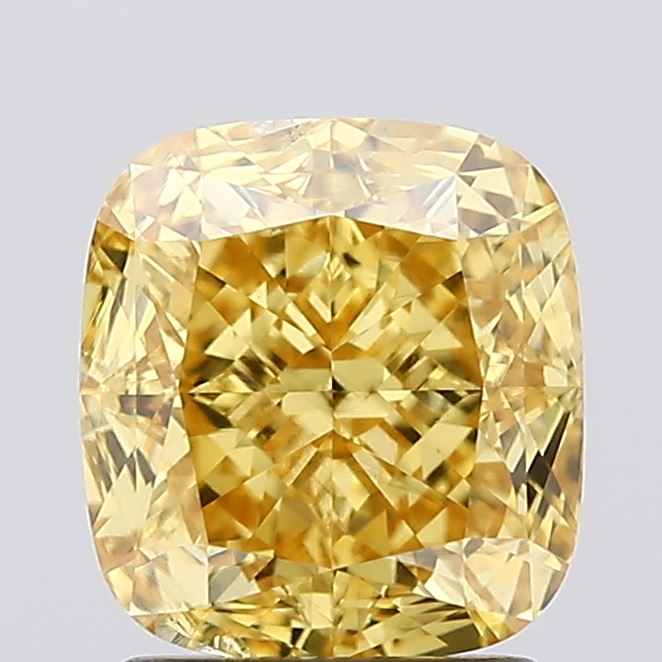 2.06 Carat Cushion Shaped, Ideal Cut, SI1 Clarity, IGI Certified Lab Grown Diamond