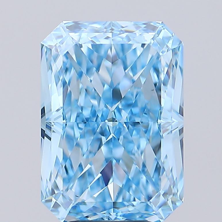 5.07 Carat Radiant Shaped, Ideal Cut, VS1 Clarity, IGI Certified Lab Grown Diamond
