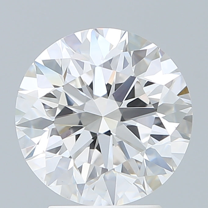 3.16 Carat Round Shaped, Excellent Cut, E Color, VS1 Clarity, IGI Certified Lab Grown Diamond