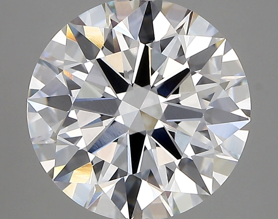 4.04 Carat Round Shaped, Ideal Cut, D Color, VVS1 Clarity, IGI Certified Lab Grown Diamond