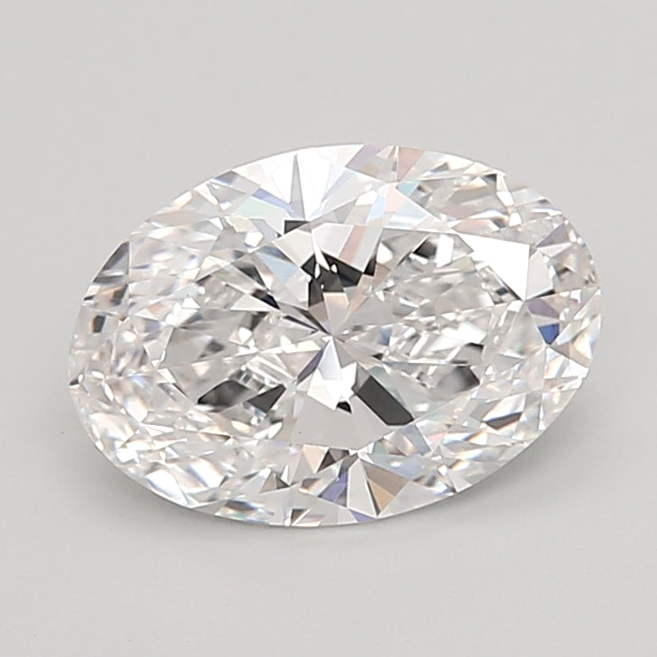 5.03 Carat Oval Shaped, Ideal Cut, D Color, VVS2 Clarity, IGI Certified Lab Grown Diamond