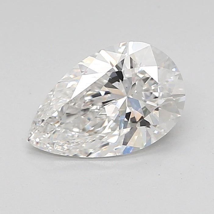 1.55 Carat Pear Shaped, Ideal Cut, E Color, VS1 Clarity, IGI Certified Lab Grown Diamond