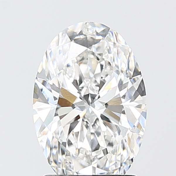 2.04 Carat Oval Shaped, Excellent Cut, D Color, VVS2 Clarity, IGI Certified Lab Grown Diamond