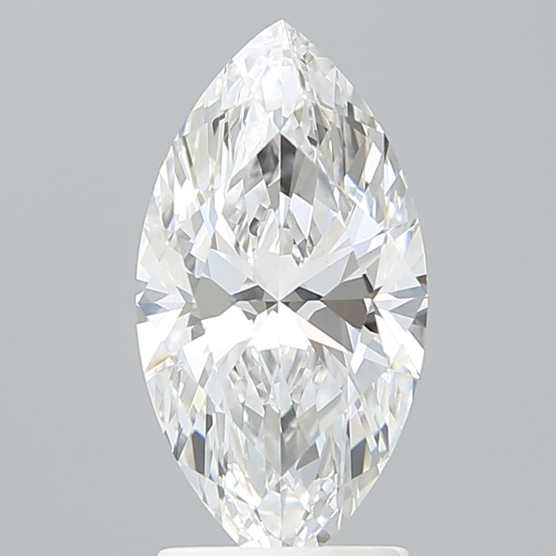 2.17 Carat Marquise Shaped, Ideal Cut, E Color, VVS2 Clarity, IGI Certified Lab Grown Diamond