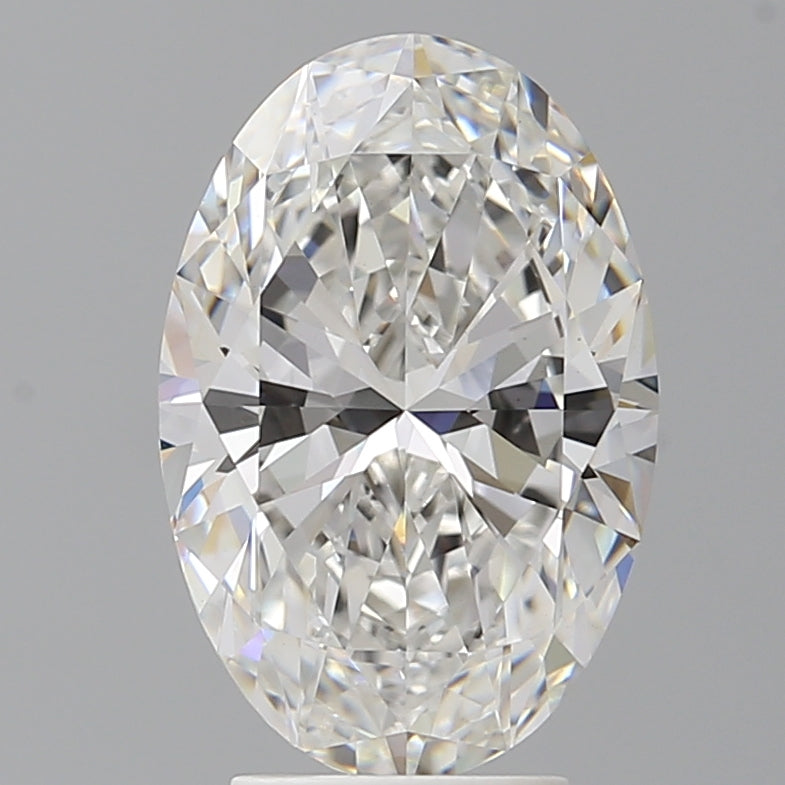 4.04 Carat Oval Shaped, Ideal Cut, E Color, VVS2 Clarity, IGI Certified Lab Grown Diamond
