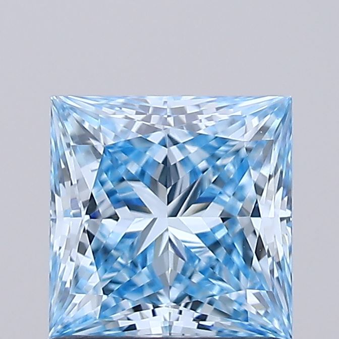 1.09 Carat Princess Shaped, Excellent Cut, VVS2 Clarity, IGI Certified Lab Grown Diamond
