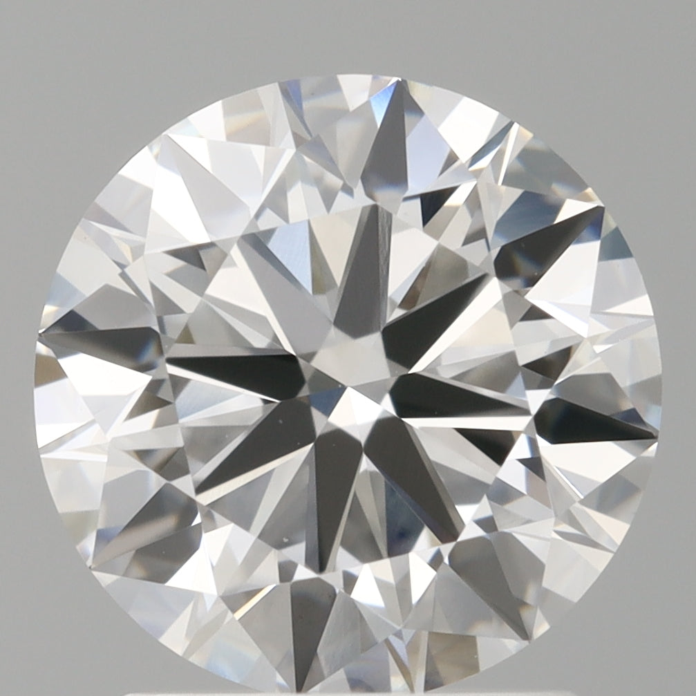 2.01 Carat Round Shaped, Ideal Cut, E Color, VVS2 Clarity, IGI Certified Lab Grown Diamond