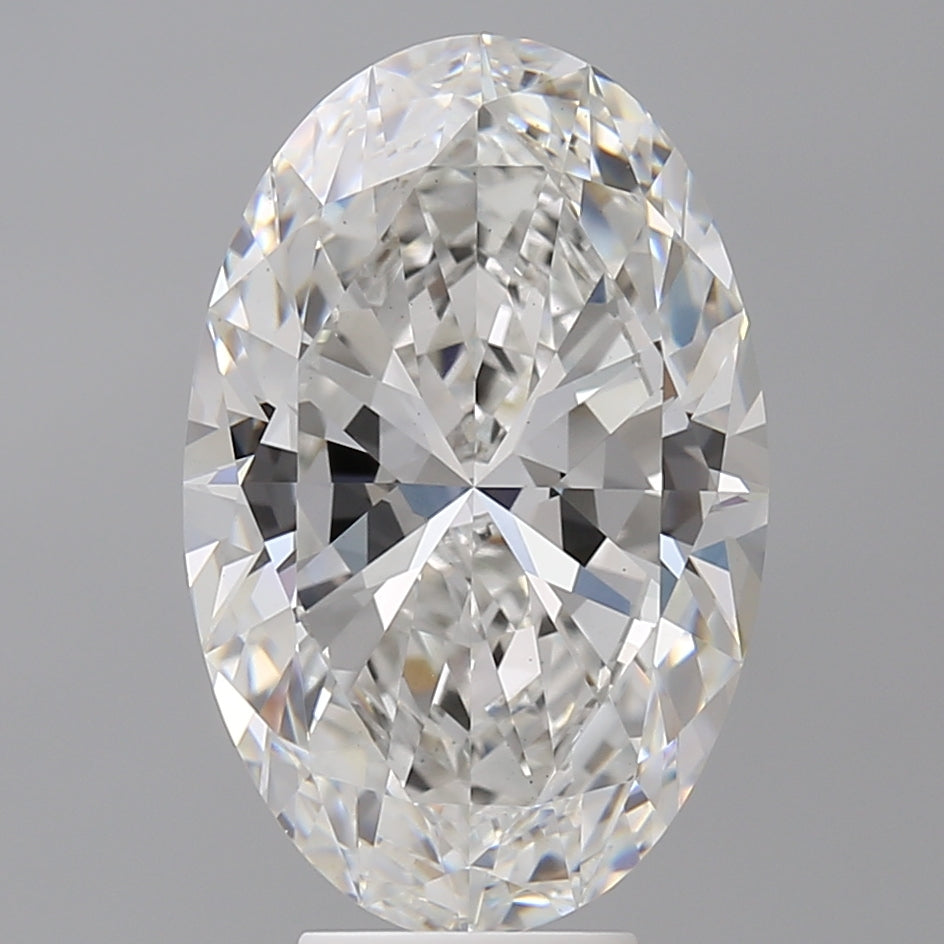 6.44 Carat Oval Shaped, Excellent Cut, F Color, VS1 Clarity, IGI Certified Lab Grown Diamond