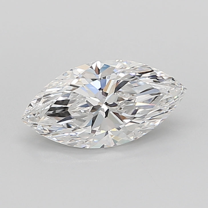 2.55 Carat Marquise Shaped, Ideal Cut, D Color, VVS1 Clarity, IGI Certified Lab Grown Diamond