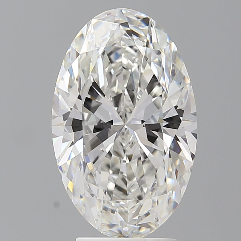 4.00 Carat Oval Shaped, Ideal Cut, F Color, VS1 Clarity, IGI Certified Lab Grown Diamond