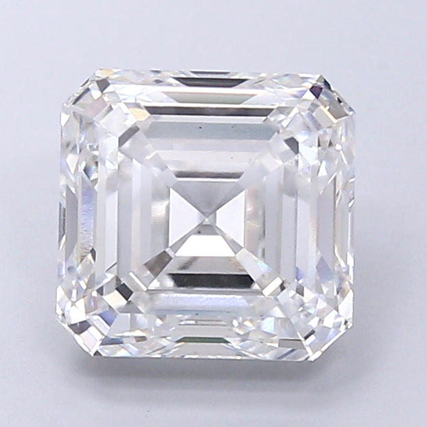 4.45 Carat Asscher Shaped, Very Good Cut, E Color, VS1 Clarity, IGI Certified Lab Grown Diamond