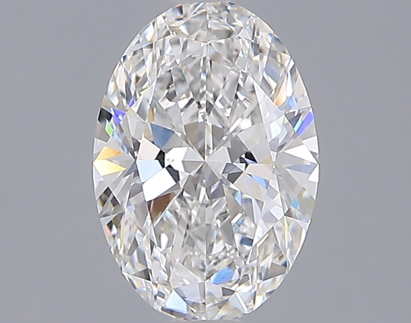1.50 Carat Oval Shaped, Ideal Cut, F Color, VVS2 Clarity, IGI Certified Lab Grown Diamond