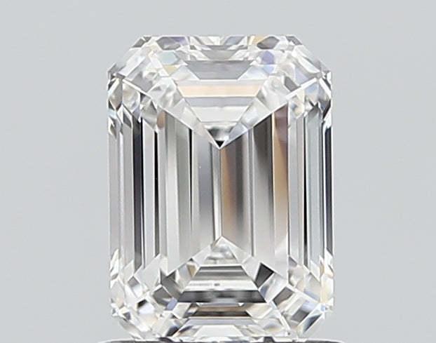 1.68 Carat Emerald Shaped, Ideal Cut, E Color, VVS1 Clarity, IGI Certified Lab Grown Diamond