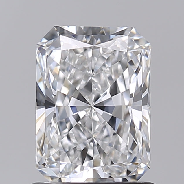 1.02 Carat Radiant Shaped, Ideal Cut, D Color, VVS2 Clarity, IGI Certified Lab Grown Diamond