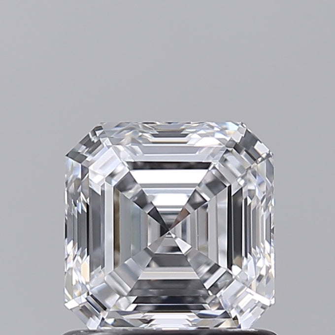 1.00 Carat Asscher Shaped, Very Good Cut, D Color, VVS2 Clarity, IGI Certified Lab Grown Diamond