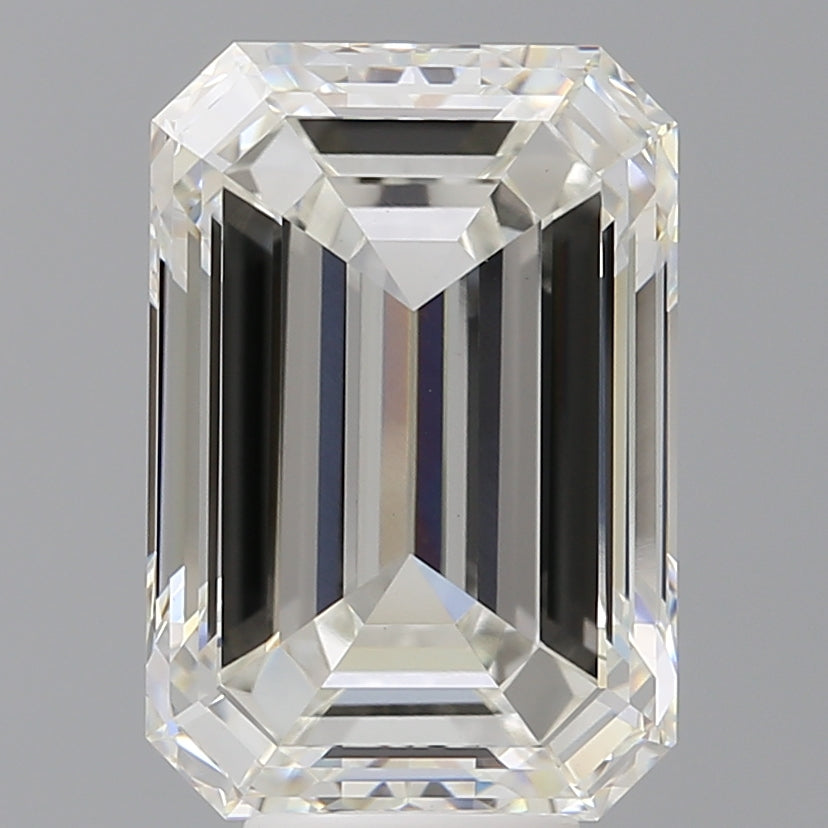 8.03 Carat Emerald Shaped, Excellent Cut, G Color, VVS2 Clarity, IGI Certified Lab Grown Diamond