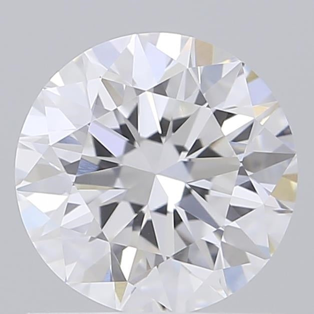 1.10 Carat Round Shaped, Excellent Cut, D Color, VVS2 Clarity, IGI Certified Lab Grown Diamond