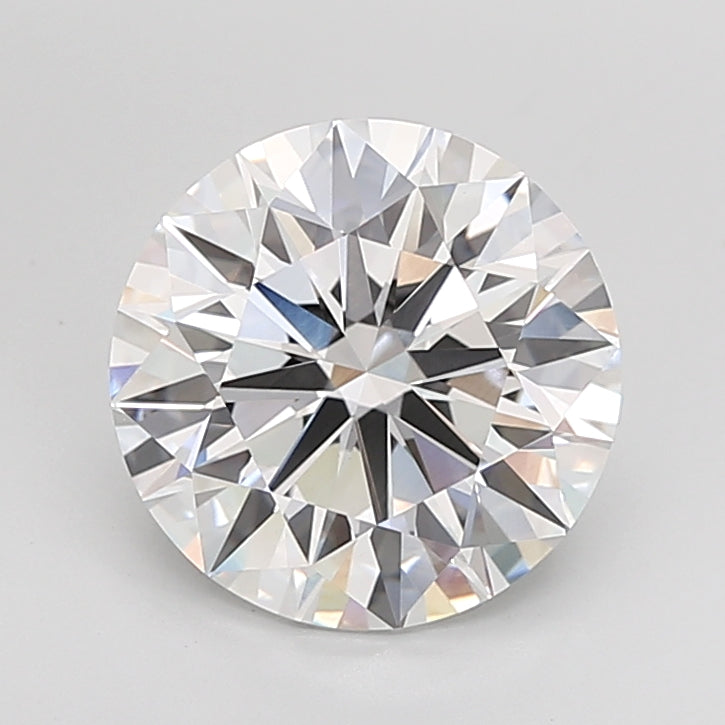 5.04 Carat Round Shaped, Ideal Cut, D Color, VVS2 Clarity, IGI Certified Lab Grown Diamond