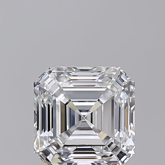 1.04 Carat Asscher Shaped, Ideal Cut, E Color, VS2 Clarity, IGI Certified Lab Grown Diamond