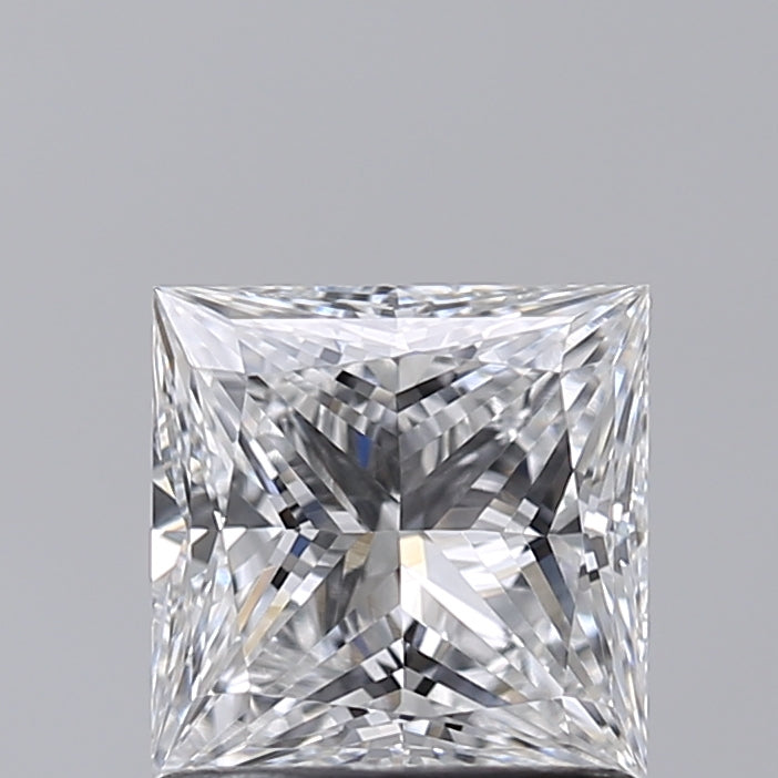 1.02 Carat Princess Shaped, Very Good Cut, E Color, VVS2 Clarity, IGI Certified Lab Grown Diamond