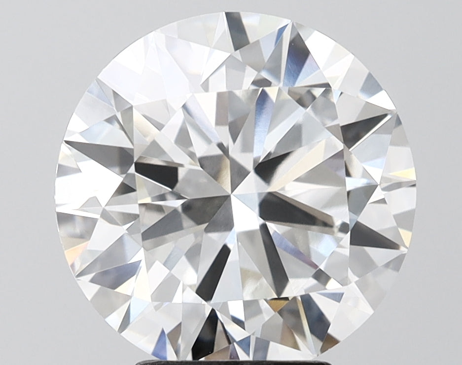 4.54 Carat Round Shaped, Excellent Cut, F Color, VVS2 Clarity, IGI Certified Lab Grown Diamond