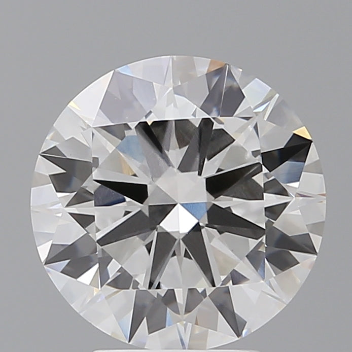 4.07 Carat Round Shaped, Excellent Cut, E Color, VVS2 Clarity, IGI Certified Lab Grown Diamond