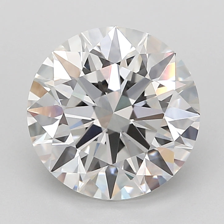 3.04 Carat Round Shaped, Ideal Cut, D Color, VVS2 Clarity, IGI Certified Lab Grown Diamond