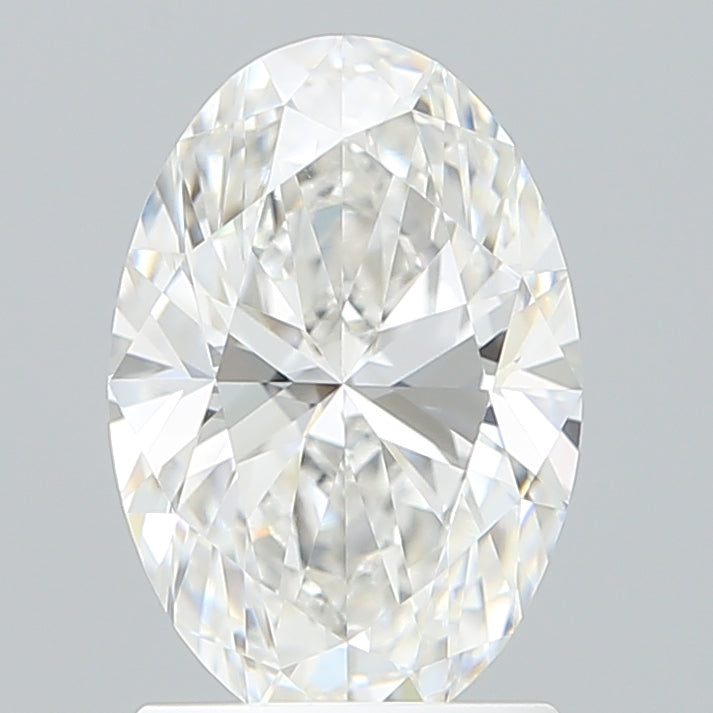 1.77 Carat Oval Shaped, Ideal Cut, E Color, VVS2 Clarity, IGI Certified Lab Grown Diamond