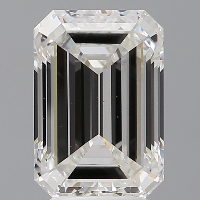 3.90 Carat Emerald Shaped, Ideal Cut, F Color, VS1 Clarity, IGI Certified Lab Grown Diamond