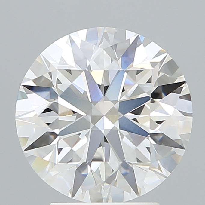 3.46 Carat Round Shaped, Excellent Cut, D Color, VVS2 Clarity, IGI Certified Lab Grown Diamond